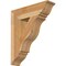 Ekena Millwork Funston Traditional Rough Sawn Bracket, Western Red Cedar, 6"W x 24"D x 28"H BKT06X24X28FST01RWR - alternate 1